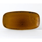 Thumbnail image #1 for Cardinal Harvest Brown By Dudson HB298 Vitrified Ceramic Oblong Tray, 11-3/4" x 6" 1 Dozen