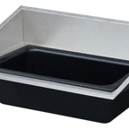 Thumbnail image #1 for Steril-Sil Company E1-CLD-25V Ice-Cooled Merchandising Insert, 2-1/2 Size, Stainless Steel, with Insulated Full-Size Pan