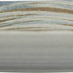 Thumbnail image #2 for International Tableware Moroccan™ MR-13 Porcelain Oval Platter, 11 x 6-1/2 in, Cream with Soft Blue & Brown Swirls 1 Dozen