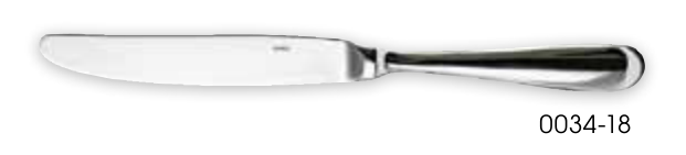 Product image #5 for Stanford 9-5/8 Inch Hollow-Handle Extra Heavy Weight Table Knife, 18/8 Stainless Steel, Mirror Finish