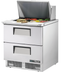Thumbnail image #5 for True 32-Inch One-Section Sandwich/Salad Prep Table with 2 Drawers and Rear-Mounted R290 Refrigeration