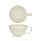 Thumbnail image #1 for Tuxton China Malibu MWF-130 Stackable Ceramic Latte Cup, 4.5"W x 5.875"D x 2.75"H Case of 2 Dozen