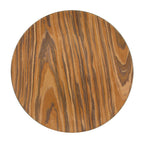 Thumbnail image #1 for Ten Strawberry Street Lacquer LACQ-WOOD-DRK 13" Round Wood-Covered Charger Plate Case of 24