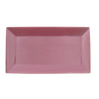Thumbnail image #1 for CAC China Color Arts KC-51-PLM Rectangular Ceramic Platter, 14-1/2"L x 8-1/4"W x 1-1/4"H, Plum 1 Dozen