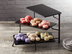 Thumbnail image #4 for American Metalcraft 3-Tier Rectangular Foldable Buffet Display Stand, Black