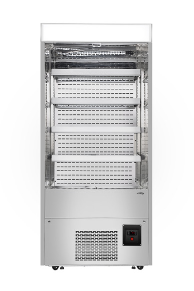 Product image #7 for KoolMore Grab-and-Go Open-Air Merchandiser Refrigerator, 18 Cu. Ft., Vertical Case, Stainless Steel