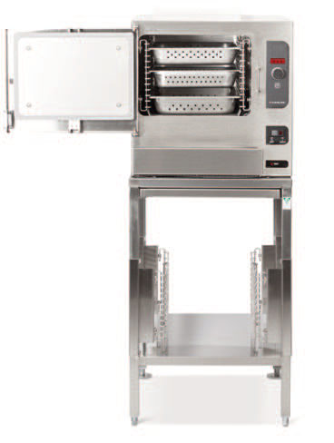 Product image #7 for Cleveland SteamChef 3 High-Speed Countertop Gas Boilerless Convection Steamer, 1 Compartment, 3 Full-Size Pan Capacity