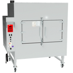 Thumbnail image #2 for Cookshack Fast Eddy's FEC500SS Pellet Rotisserie Smoker, 500-lb Capacity, 15-Rack, Stainless Steel, Digital Controls