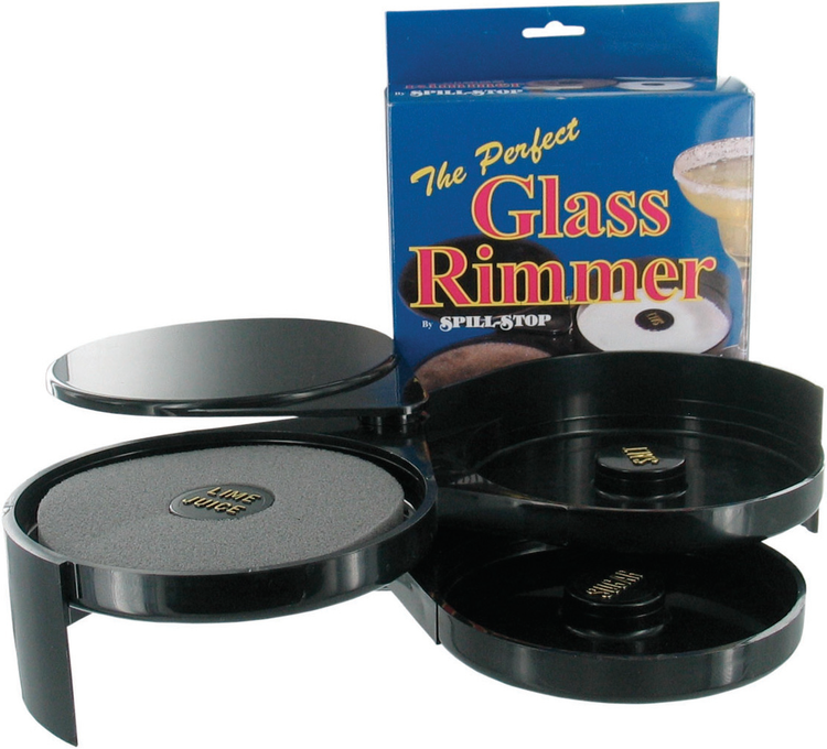 Product image #2 for Spill-Stop 3-Tier Plastic Margarita Glass Rimmer for Salt, Sugar, and Lime Juice