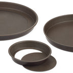 Thumbnail image #2 for JB Prince M566 120 Round Steel Tart Mold, 4-3/4" Diameter, Removable Bottom, Nonstick