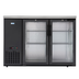 Thumbnail image #6 for KoolMore 48-Inch Two-Section Back Bar Refrigerator with 2 Glass Swing Doors, 7.4 Cu. Ft., Black