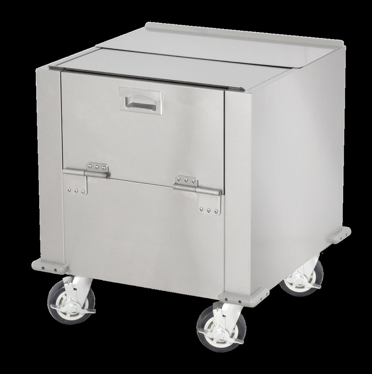 Product image #5 for Stainless Steel Insulated Unheated Dish Storage Cart for 10-11 Inch Plates
