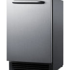 Thumbnail image #1 for Summit Commercial Summit Appliance BIM26 Drain-Free Crescent Ice Maker, 15 lb/day, Stainless Steel Door, 15 in Wide