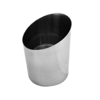 Thumbnail image #1 for Thunder Group SLFFC005 Angled Stainless Steel French Fry Cup, 14 oz., Mirror Finish Case of 48