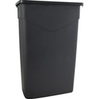 Thumbnail image #1 for AllPoints Foodservice Parts & Supplies Carlisle® 36145 23-Gallon Rectangular Gray Polyethylene Waste Container