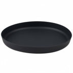 Thumbnail image #1 for JB Prince Comatec RB220 Round Gray Plastic Flat Plate, 4.7" Case of 100