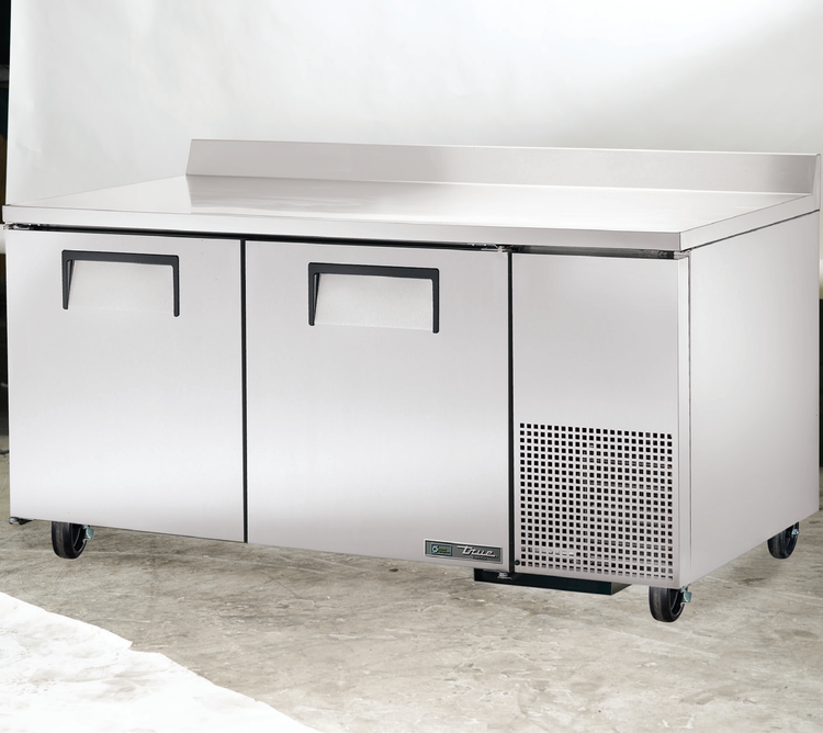 Product image #5 for True TWT-67F-HC Deep Worktop Freezer, 2-Section, Solid Door, 67-1/4 Inch Wide