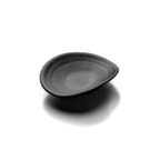 Thumbnail image #1 for G.E.T. Zen - EGS JW6003-B Oval Coupe Plate, 4-1/4" x 3-7/8" x 1", Black Melamine Case of 6
