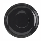 Thumbnail image #1 for International Tableware Cancun 822-05S Latte Saucer, 6-1/8" Round Ceramic, Black Case of 2 Dozen