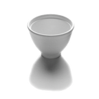Thumbnail image #1 for G.E.T. Zen - EGS JW4004-W 9 oz Round White Melamine Soup Bowl, 4-1/8" Dia. x 3-1/8"H Case of 6