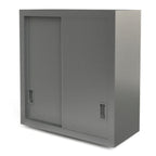 Thumbnail image #1 for Tarrison Products Ltd. Servery TC-C1430W Wall-Mounted Stainless Steel Utility Cabinet, 30"W x 14"D x 32"H, 2 Sliding Doors