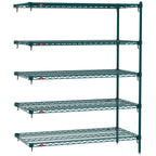 Thumbnail image #1 for Metro Super Erecta SA-1824K3-63-A5 Super Adjustable Super Erecta Wire Add-On Wire Shelving Unit, 24"W x 18"D x 63"H, 800 lb. capacity per shelf, 2000