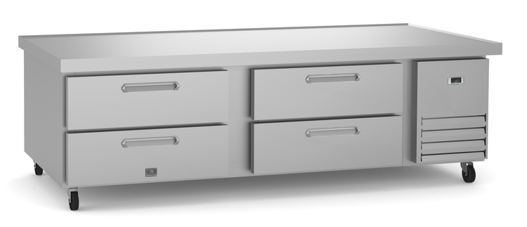 Product image #5 for Kelvinator Commercial 74-Inch 4-Drawer Chef Base Refrigerator