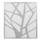 Thumbnail image #1 for Eastern Tabletop Hub Buffet ST5961LEDF LED Reflector Front Panel, Square Acrylic with Stainless Steel Edging, 21-3/4" x 20-1/4"