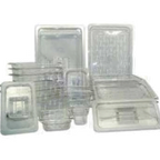 Thumbnail image #1 for Stanton Trading FPC-1600S Food Pan Lid, 1/6 Size, Flat Slotted, Clear Polycarbonate Case of 48