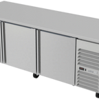 Thumbnail image #1 for Asber ASUR 93 D4 Side-Mount Refrigerated Table, 93-3/4"W, 4 Stainless Steel Drawers, 30.2 cu. ft., 12-Pan Capacity