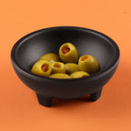 Thumbnail image #2 for G.E.T. Illogical - EGS JW4-B 5 oz Black Melamine Round Ramekin Sauce Bowl Case of 6