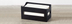 Thumbnail image #4 for American Metalcraft Rectangular Powder-Coated Steel Napkin Caddy, 9 x 5 x 4-1/2 Inches