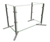 Thumbnail image #2 for Hatco Flav-R-Shield Portable 1-Bay Tempered Glass Sneeze Guard, 36 x 18 x 27.5 Inches