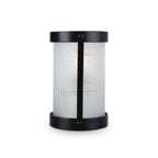 Thumbnail image #2 for Sterno 80565 Cylinder Candle Lamp, 5-1/2"H, Frosted Glass, Black Metal Frame