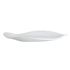 Thumbnail image #2 for Steelite Delfin, Marisol White 7008DD028 Flat Melamine Plate, 11.5", White, Free-Form 1 Dozen