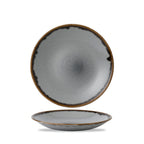 Thumbnail image #1 for Cardinal Harvest Grey By Dudson HGD11 11-Inch Round Vitrified Ceramic Deep Coupe Plate 1 Dozen