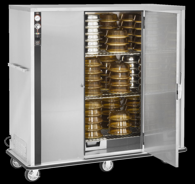 Product image #6 for FWE P-Series P-180-XL Mobile Electric Banquet Cart Holding Cabinet, 150-180 Covered Plate Capacity