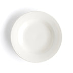 Thumbnail image #2 for Browne USA Foodservice Foundation 5630157 Rimmed Round Porcelain Bowl, 8.5 fl oz, 9.25", White Case of 3 Dozen