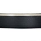 Thumbnail image #1 for Cal-Mil Hudson 22017-12-13103 Round Melamine Plate, 12-inch, Raised Rim, Matte Black & Ivory Two-Tone Case of 6
