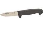 Thumbnail image #1 for AllPoints Foodservice Parts & Supplies 1371051 Paring Knife, 3-1/2-Inch High-Carbon Stainless Steel Blade, Black Polypropylene Handle