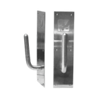 Thumbnail image #1 for Component Hardware Encore SG-101 Commercial Refrigeration Door Pull/Handle, 4 x 16 in, 1-3/4 in Diameter, Angled Tubular Stainless Steel