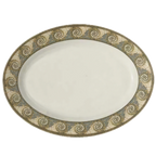 Thumbnail image #1 for G.E.T. GET OP-621-MO . . Oval Melamine Platter, Mosaic Pattern, 21 x 15 in Case of 12