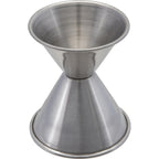 Thumbnail image #1 for AllPoints Foodservice Parts & Supplies 2801666 Stainless Steel Jigger, 1 oz x 1-1/2 oz