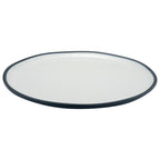Thumbnail image #1 for Global Tableware Collective Dalebrook, Marl DBTBL4604 Shallow Round Melamine Dish, Steel Blue, 15-1/8" x 1"