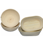 Thumbnail image #1 for Matfer Bourgeat 118502 Oval Willow Banneton Proofing Basket, 9-1/2"L x 6"W