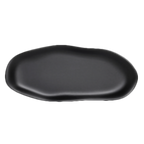 Thumbnail image #1 for Steelite International Delfin, Marisol Black 7000DD015 Melamine Free-Form Slider Serving Tray, Black, 15" x 6-3/8" 1 Dozen