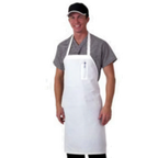 Thumbnail image #1 for Chef Revival 600BAW-D Bib Apron, 34" x 34", Pencil Pocket, Heavyweight Cotton/Poly Twill, White