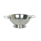 Thumbnail image #1 for Thunder Group SLIL003 8 Qt Stainless Steel Colander, Round, Perforated, Footed Base, Dual Side Handles Case of 12