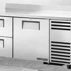 Thumbnail image #5 for True Mfg. - General Foodservice TWT-67D-2-HC 67-Inch Deep Worktop Refrigerator, 1 Door, 2 Drawers, Stainless Steel, Self-Contained
