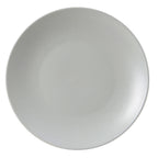 Thumbnail image #1 for Tuxton China Zion VGA-102 Porcelain Plate, 10-1/4", Round Coupe, Matte Gray 1 Dozen